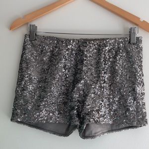 Sequin shorts